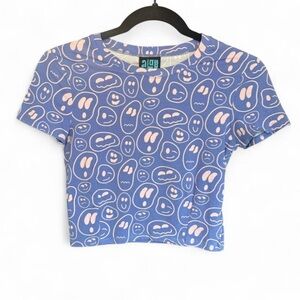 aLab Purple Crop Top